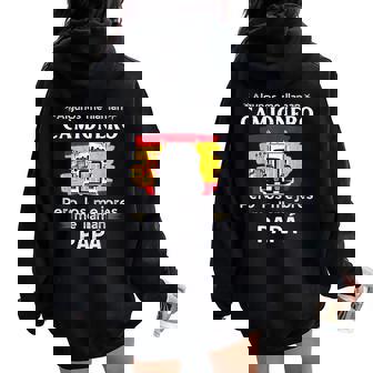 Hombre Algunas Personas Me Llaman Camionero Papa Hombre Regalo Women Oversized Hoodie Back Print - Regaloses