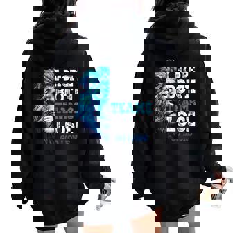 I Hope Both Teams Lose Go Lion & Women Women Oversized Hoodie Back Print - Seseable