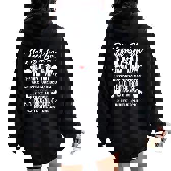 Horse Show Mom Definition Equestrian Mom Horse Show Mama Women Oversized Hoodie Back Print - Seseable