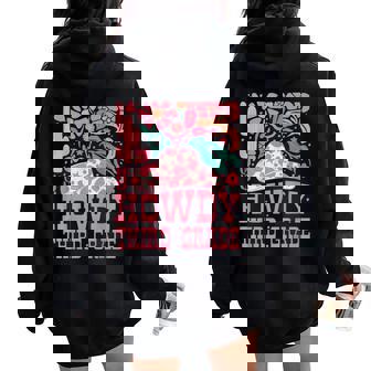 Howdy Third Grade Western Cowgirls 3Rd Grade Squad Teacher Women Oversized Hoodie Back Print - Seseable