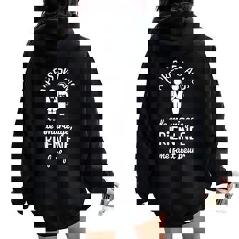 Humour 50Eme Anniversaire Cadeau Drôle De Mariage 50 Ans Sweat à capuche oversize pour femme avec imprimé dans le dos - Cadeauxyz