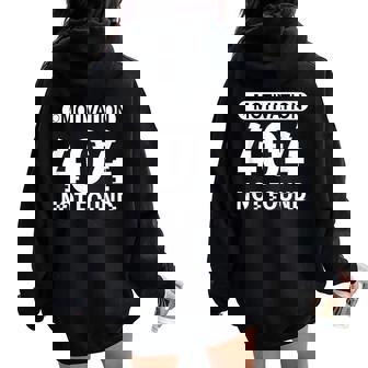 Humour Motivation Flemme Drole Cadeau Ado Garçon Fille Geek Sweat à capuche oversize pour femme avec imprimé dans le dos - Cadeauxyz