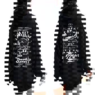 I'm Not Old I'm Classic Car Vintage & Cars Women Oversized Hoodie Back Print | Mazezy
