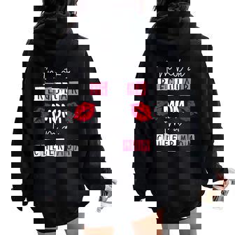 I'm Not Like A Regular Mom I'm A Cheer Mom For Mom Women Oversized Hoodie Back Print | Mazezy