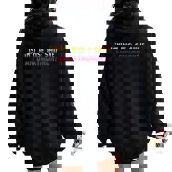 Isn't Rise And Shine An Oxymoron Quotes For Men Women Women Oversized Hoodie Back Print - Monsterry