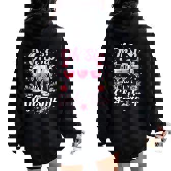 It's A Girls Trip 2025 Queen Holiday Vacation Girl Woman Women Oversized Hoodie Back Print | Seseable UK