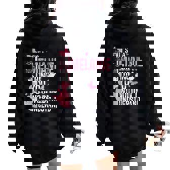 It's A Melanie Thing You Wouldn't Understand Girls Women Oversized Hoodie Back Print - Seseable