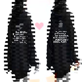 J'aimeraiment Les Bitcoins Et Les Dollars D'accord Trading Amusant Sweat à capuche oversize pour femme avec imprimé dans le dos - Cadeauxyz