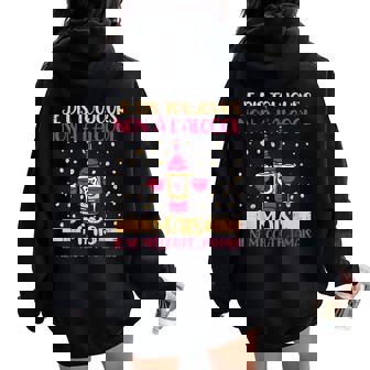 Je Dis Toujours Non A L'alcool Apéroin Homme Cadeau Sweat à capuche oversize pour femme avec imprimé dans le dos - Cadeauxyz