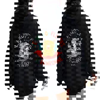 Je Ne Ronfle Pas Je Ronronne Humour Chat Amusant Sweat à capuche oversize pour femme avec imprimé dans le dos - Cadeauxyz