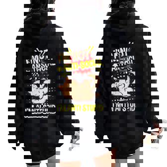 Je Ne Suis Pas Antisociale Je Suis Antistupide Griffe Race Sweat à capuche oversize pour femme avec imprimé dans le dos - Cadeauxyz