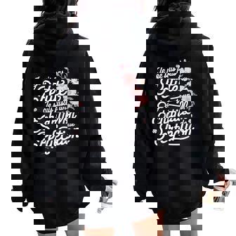 Je Ne Suis Pas Petite Échantillon Perfection Woman Sweat à capuche oversize pour femme avec imprimé dans le dos - Cadeauxyz