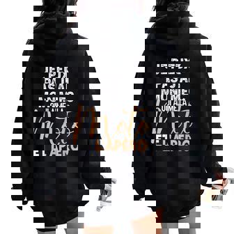 Je Peux Pas J'ai Mon Mec Humour Couple Amour Cadeau Sweat à capuche oversize pour femme avec imprimé dans le dos - Cadeauxyz