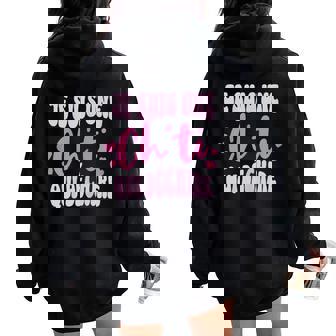 Je Suis Une Ch'ti Qui Déchire Humour Chti Cadeau Fille Ch'ti Sweat à capuche oversize pour femme avec imprimé dans le dos - Cadeauxyz