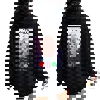 John Pork Is Calling Sarcastic Answer Phone Humor Women Oversized Hoodie Back Print - Thegiftio UK