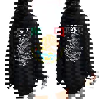 Jour De L'indépendance Mexicaine Mexique S Hommes Enfants Sweat à capuche oversize pour femme avec imprimé dans le dos - Cadeauxyz