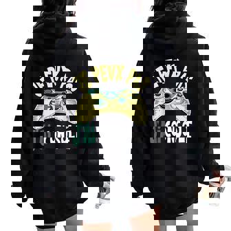 J'peux Pas J'ai Console Drôle Gamer Homme Enfants Sweat à capuche oversize pour femme avec imprimé dans le dos - Cadeauxyz