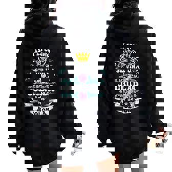 Jubilada Molona Madre Abuela Fiesta Jubilación Women Oversized Hoodie Back Print - Regaloses