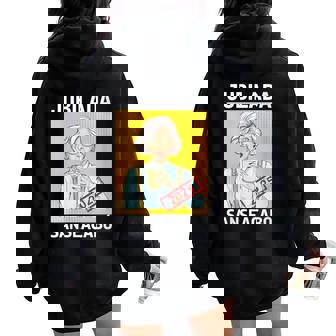 Jubilada Se Jubila Madre Abuela 2025 Fiesta Jubilación Cuello Women Oversized Hoodie Back Print - Regaloses