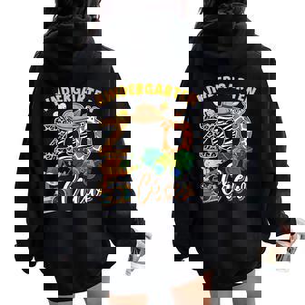 Kindergarten Zoo Field Trip Squad Matching Teacher Students Women Oversized Hoodie Back Print | Mazezy