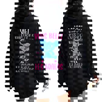 Koala Drole Fille Enfantie Avec Les Koalas Sweat à capuche oversize pour femme avec imprimé dans le dos - Cadeauxyz