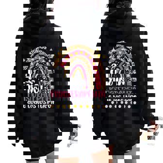 La Mejor Fisioterapeuta Regalo Para Fisioterapeuta Women Oversized Hoodie Back Print - Regaloses