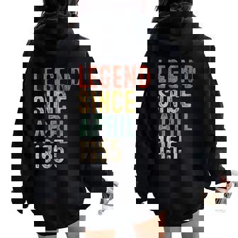 Legend 1955 70Th Birthday For 70 Year Old Women Oversized Hoodie Back Print | Mazezy