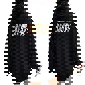 Leopard Cheetah Animal Print Bruh For Boys Girls Women Oversized Hoodie Back Print - Seseable