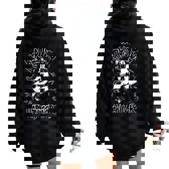 Licorne Gothique Dab Is My Happy Color Sweat à capuche oversize pour femme avec imprimé dans le dos - Cadeauxyz