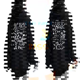 Lord Have Mercy 5 Pound Bass Fishing Angler Men Women Women Oversized Hoodie Back Print - Monsterry