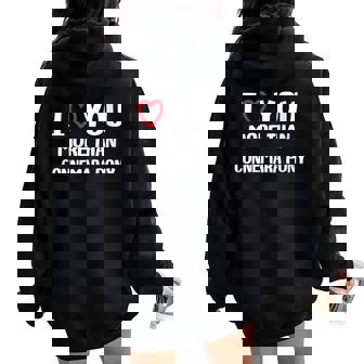 I Love You More Than Connemara Pony Shirt Women Christmas Women Oversized Hoodie Back Print - Monsterry