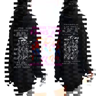 Where Them Fans At Boots On The Ground Linedance Girls Women Oversized Hoodie Back Print | Seseable CA