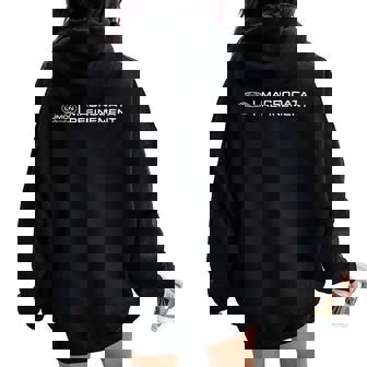 Macrodata Vintage Refinement For Women Women Oversized Hoodie Back Print - Thegiftio UK