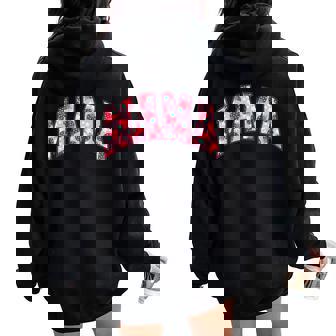 Mama Of The Berry First Birthday Strawberry Family Matching Women Oversized Hoodie Back Print | Mazezy