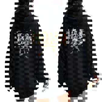 Mama Mommy Coquette Bow Happy Mother's Day Mom Camouflage Women Oversized Hoodie Back Print - Thegiftio