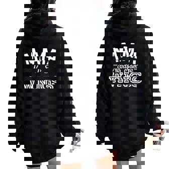 Mama Needs Some Chicken Wings Amazing Moms Mother's Day Women Oversized Hoodie Back Print | Mazezy