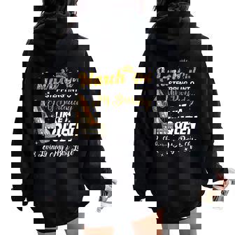 March Girl Stepping Into My Birthday Like a Queen Bday Women Oversized Hoodie Back Print - Monsterry