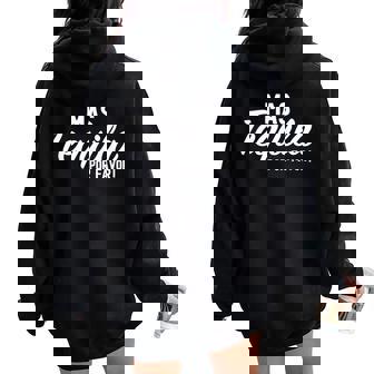 Mas Tequila Por Favor Cinco De Mayo Day Fiesta Party Women Oversized Hoodie Back Print - Seseable