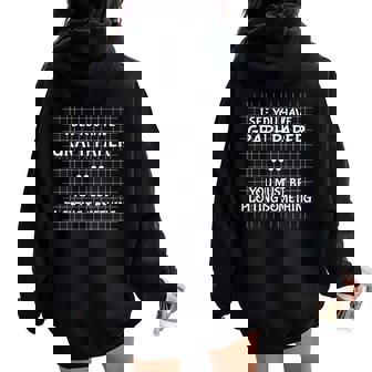 Math Teacher Joke Men Women Fun Best Math Quotes Women Oversized Hoodie Back Print - Monsterry