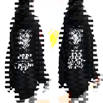 Mimi Of Both Baseball Softball Grandma Women Oversized Hoodie Back Print - Seseable