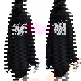 Mimi Coquette Bow Pink Aesthetic Mother's Day Mimi Life Women Oversized Hoodie Back Print - Thegiftio UK