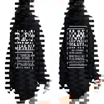 Mixed With Shea Butter African American History Month Women Oversized Hoodie Back Print - Monsterry
