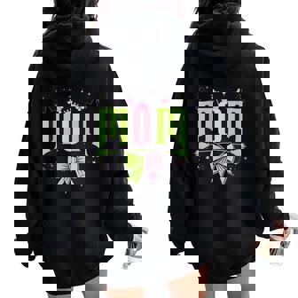 Mom Of The Birthday Girl Witch Family Party Decorations Women Oversized Hoodie Back Print - Thegiftio UK