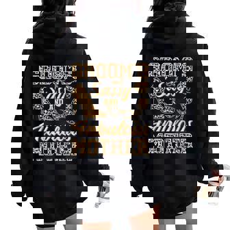 Mom Of The Groom Wedding Sassy And Fabulous Mother's Day Women Oversized Hoodie Back Print | Seseable CA