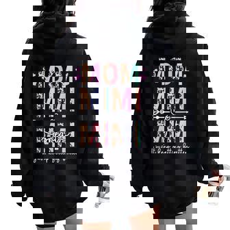 Mom Mimi Great Mimi Keep Getting Better Great Mimi Women Oversized Hoodie Back Print - Seseable