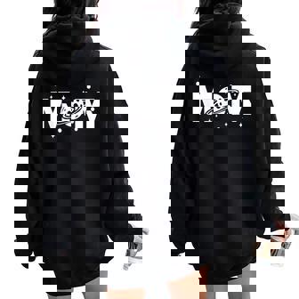 Mom Space Astronaut Mom Mama Momlife Mother's Day Present Women Oversized Hoodie Back Print - Thegiftio UK