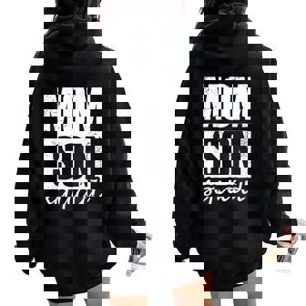 Mommy Son Squad Mom Sons Matching Mother's Day Mother Son Women Oversized Hoodie Back Print | Mazezy