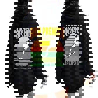 Mon Premier Humour Marathon Course Sport Homme Cadeau Sweat à capuche oversize pour femme avec imprimé dans le dos - Cadeauxyz