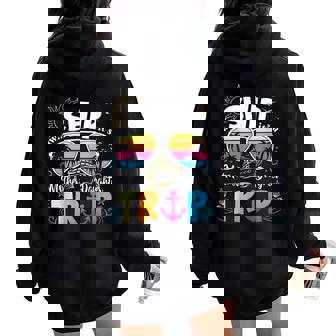 Mother Daughter Cruise Mom Daughter Trip Vacation Women Oversized Hoodie Back Print - Thegiftio UK