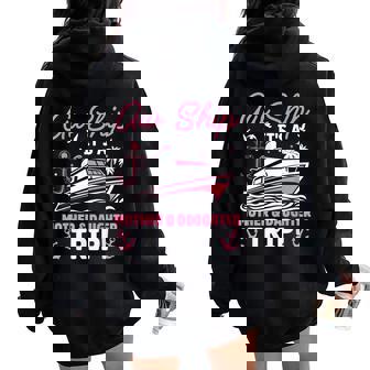 Mother Daughter Cruise For Mother's Day Mom And Daughter Women Oversized Hoodie Back Print - Seseable